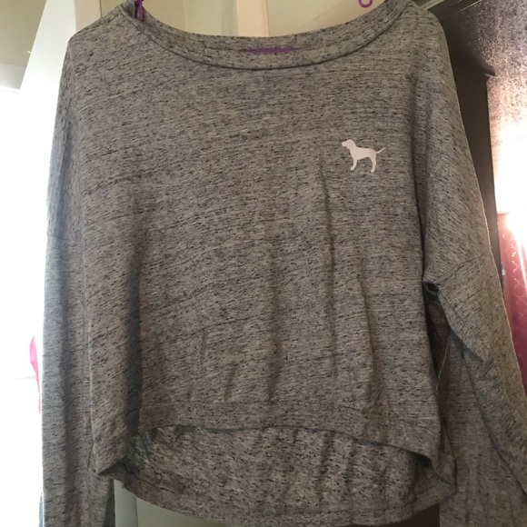 PINK Crop Long Sleeve - Picture 2 of 2